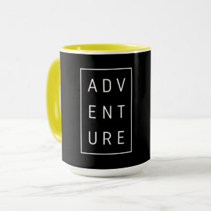 Tasse Typographie de l'aventure