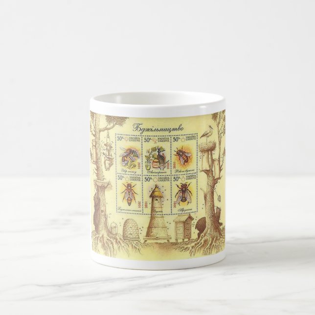 Tasse ukrainienne d'abeille de l'apiculture (Centre)
