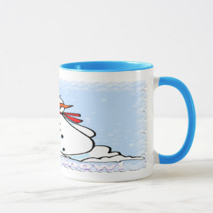 Tasse Un bonhomme de neige givré