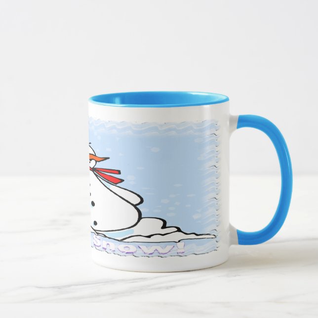 Tasse Un bonhomme de neige givré (Droite)