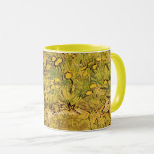 Tasse Un champ de fleurs jaunes par Vincent van Gogh