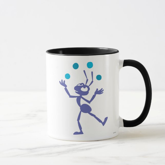 Tasse Un film de la vie d'un chien jonglant avec Disney (Droite)