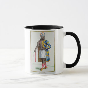 Tasse Un homme Patagonian, 1780 (gravure colorée)