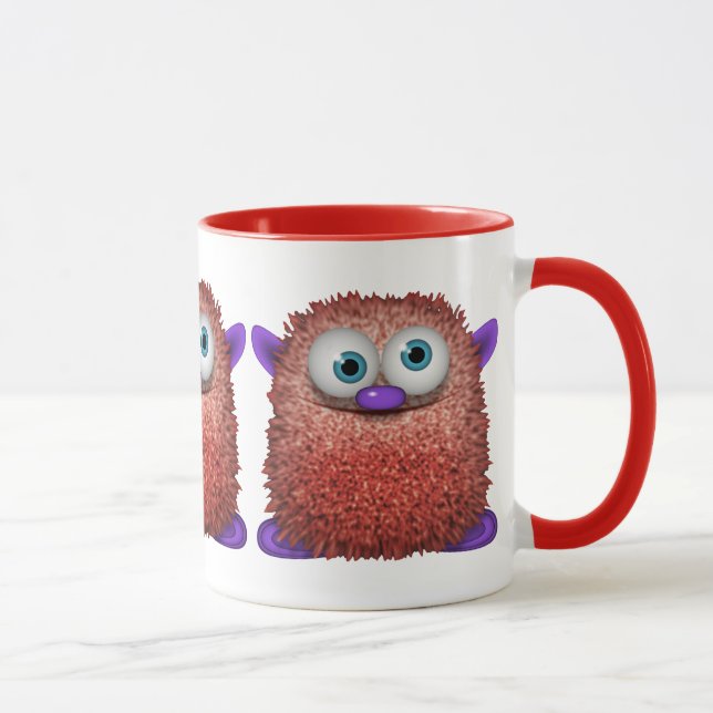 Tasse Un joli personnage de personnage de personnage Fuz (Droite)