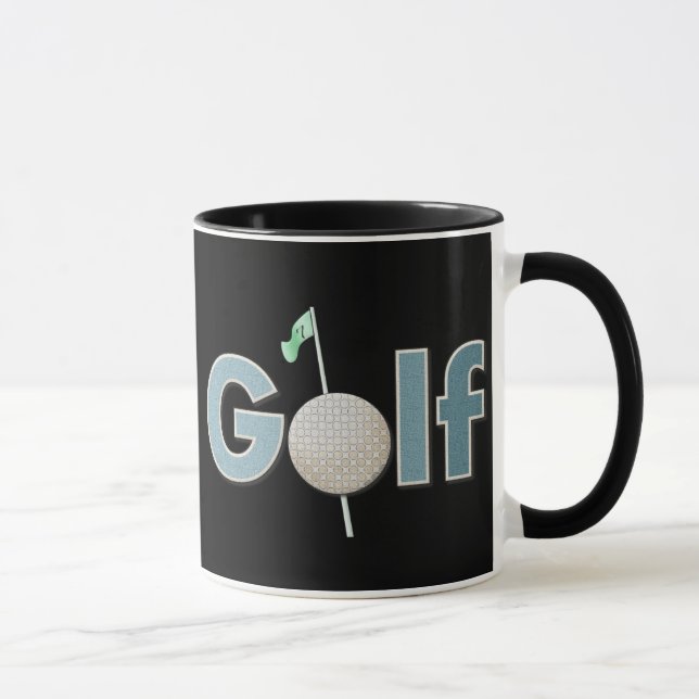 Tasse Un mot : Golf (Droite)