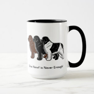 Tasse Un Newf est assez jamais !