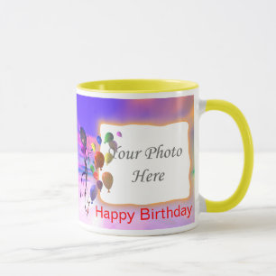 Tasse Un nouveau cadre lumineux de l'anniversaire