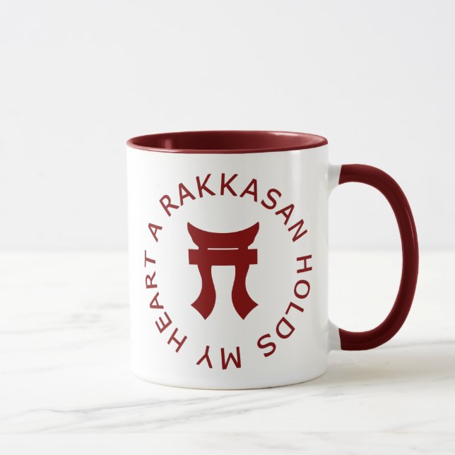 Tasse Un RAKKASAN tient mon coeur (Droite)