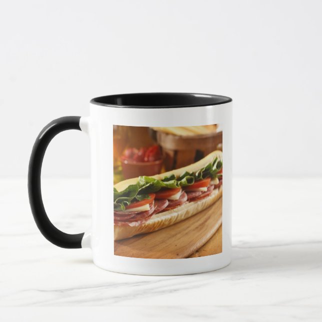 Tasse Un sous sandwich italien avec 2 (Gauche)