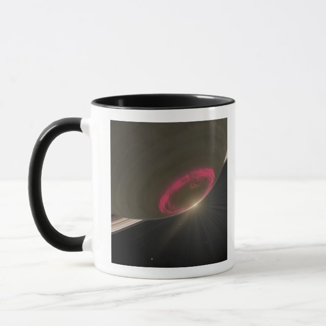 Tasse Une aurore rouge cerise (Gauche)