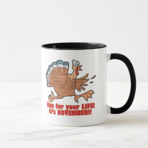 Tasse une course à vie drôle turkey