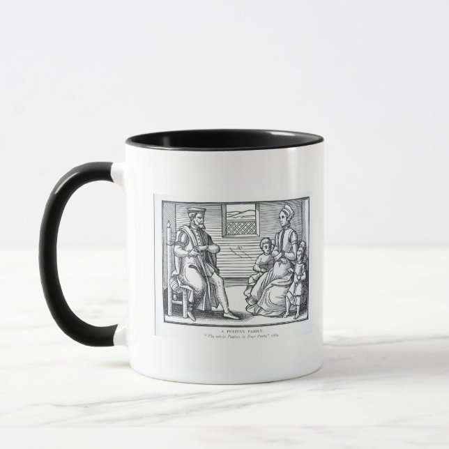 Tasse Une famille de puritain (Gauche)