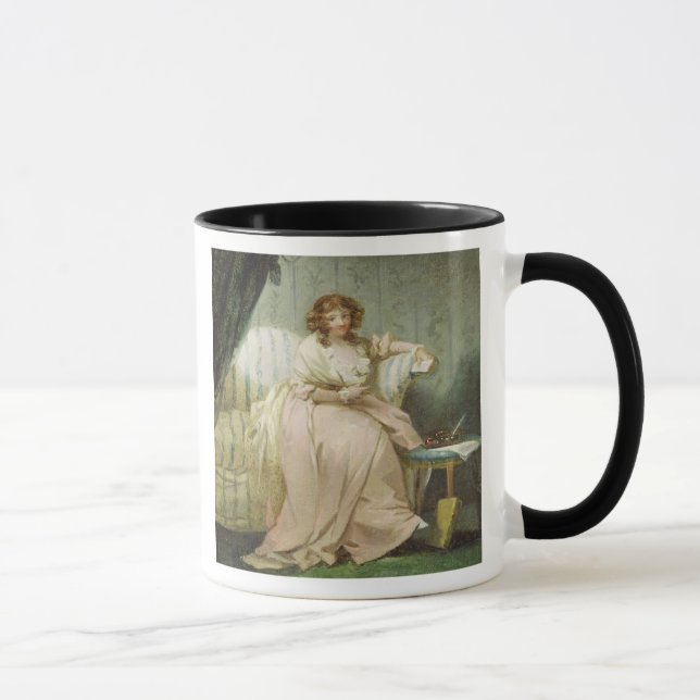 Tasse Une femme a appelé Anne, l'épouse de l'artiste, (Droite)
