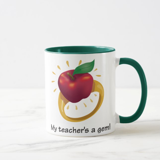 Tasse Une gemme de mon professeur ! (Droite)