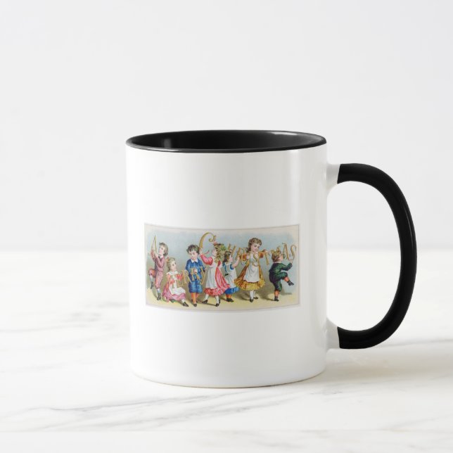 Tasse Une joyeuse carte postale victorienne de (Droite)