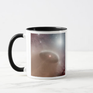 Tasse Une O-star juste derrière une jeune étoile glacièr