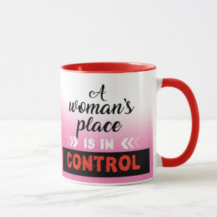 Tasse Une place de femme, le café branché Mug.