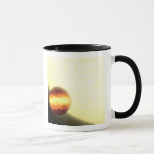 Tasse Une planète géante du gaz en orbite très proche