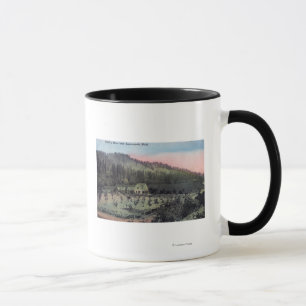 Tasse Une scène de résidence de pays