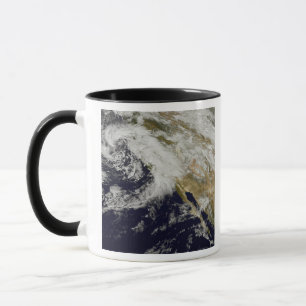 Tasse Une série de fortes tempêtes avec des vents violen