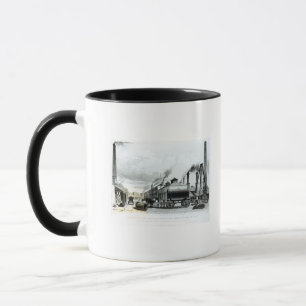 Tasse Une usine de Vapeur-Moteur et travaux de fer