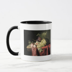 Tasse Une vie immobile avec des raisins, prunes