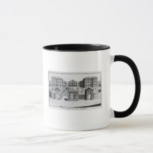 Tasse Une vue de l'hôpital d'enfant trouvé, 1756