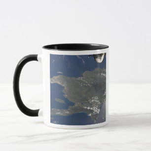 Tasse Une vue de l'île des Caraïbes de Hispaniola
