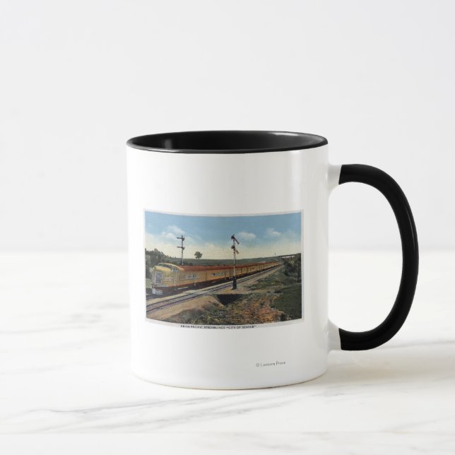 Tasse Union Pacific Streamliner "Ville de Denver" (Droite)