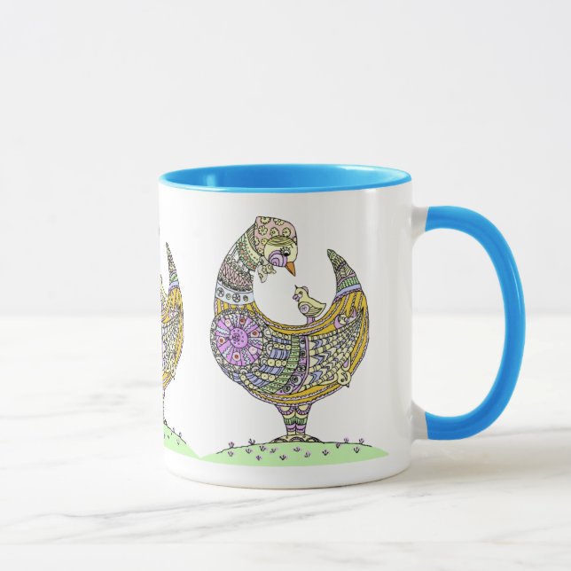 Tasse unique de poule de mère (Droite)