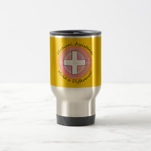 Tasse unique de voyage d'aide médical