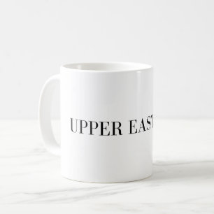 Tasse Upper East Side   Typographie de Manhattan N