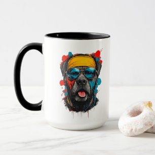 Tasse Urban Cool Rottweiler Splatter