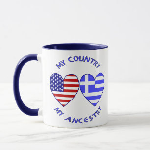 Tasse USA / Ancêtre du pays grec