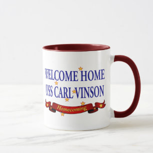 Tasse USS Carl Vinson à la maison bienvenu