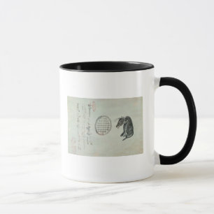 Tasse Vache, fenêtre ovale et Haiku