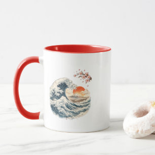 Tasse Vague Japonaise Mont Fuji