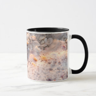 Tasse Vagues entrantes et coquillages sur l'île de Sanib