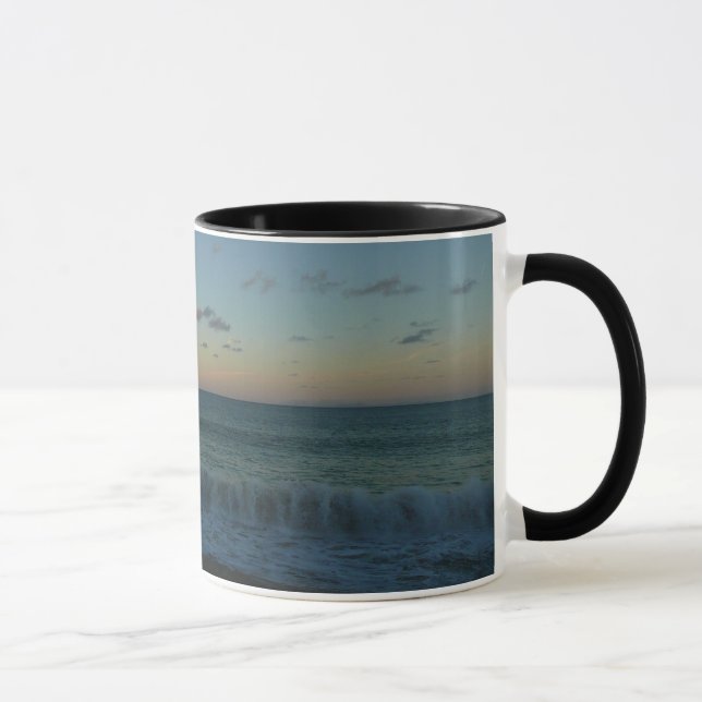 Tasse Vagues s'écrasant au paysage de Sunset Beach (Droite)