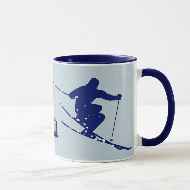 Tasse Vail Blue Skier (Droite)