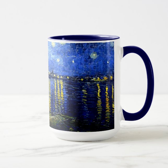 Tasse Van Gogh - Nuit étoilée sur le Rhône (Droite)