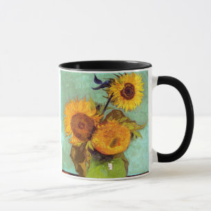 Tasse Van Gogh - Trois Tournesols Dans Un Vase - Art