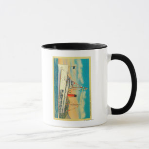 Tasse Vapeur "Catalina" à l'île de Père Noël Catalin