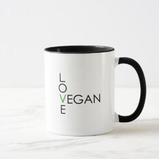 Tasse Végétalien d'amour