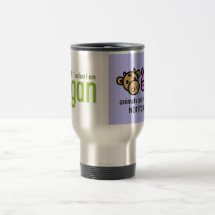 Tasse végétalienne de voyage/banlieusard