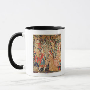 Tasse Vendanger, détail de la récolte de raisin