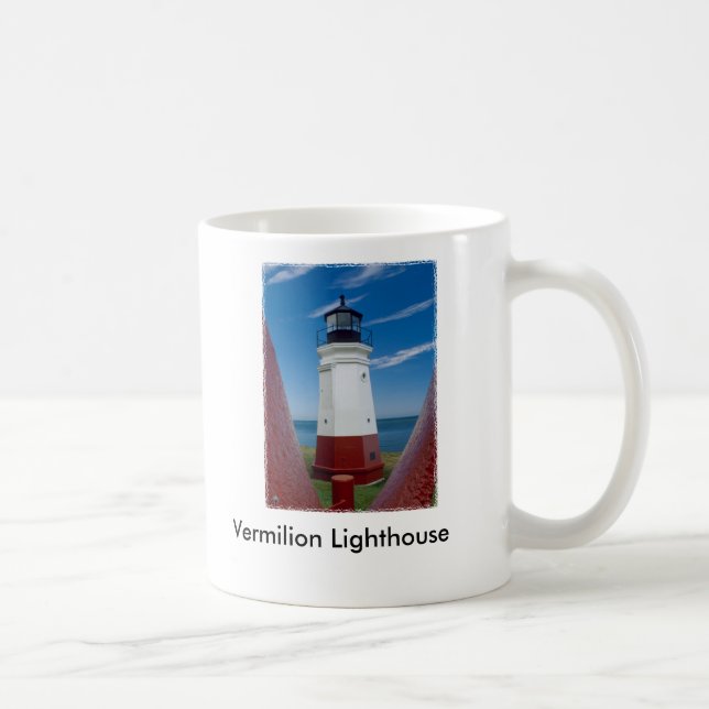 Tasse vermillonne de phare (Droite)