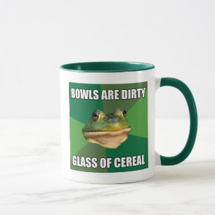Tasse Verre fétide de grenouille de célibataire de