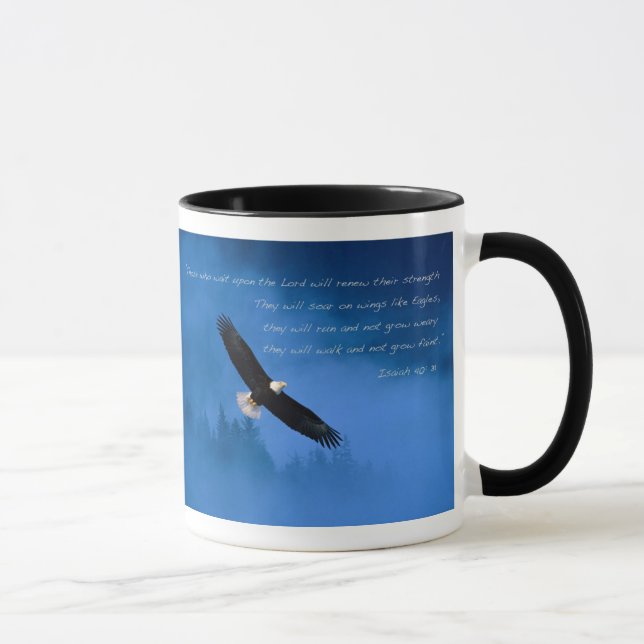 Tasse Vers inspiré Isaïe de bible (Droite)