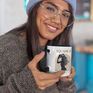 Tasse Verseau   Cadeau d'astrologie féminine pour 